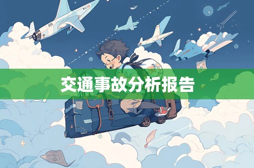 交通事故分析报告