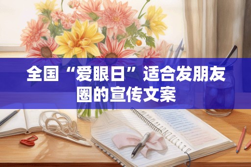 全国“爱眼日”适合发朋友圈的宣传文案