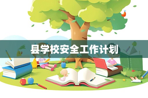 县学校安全工作计划