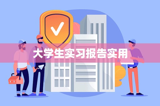 大学生实习报告实用