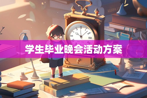 学生毕业晚会活动方案