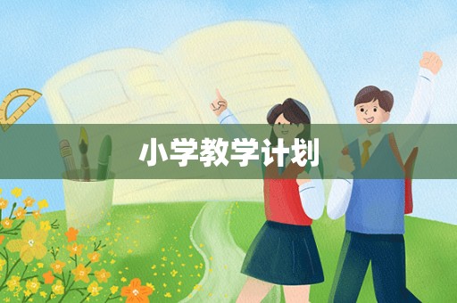 小学教学计划