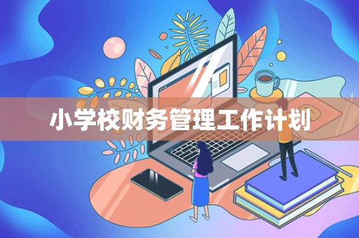 小学校财务管理工作计划