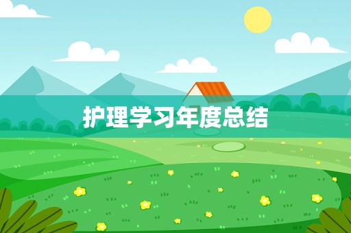 护理学习年度总结