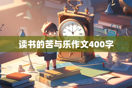 读书的苦与乐作文400字