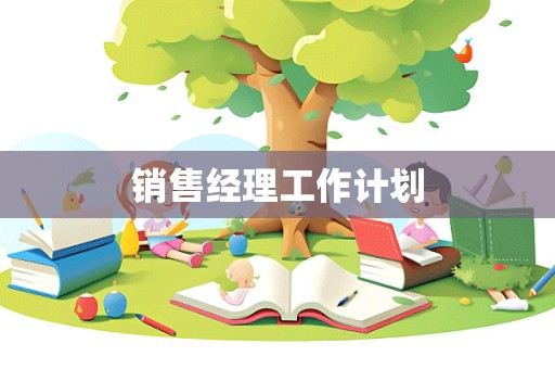 销售经理工作计划