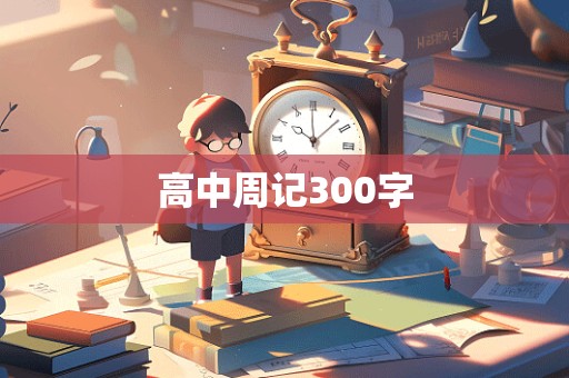 高中周记300字