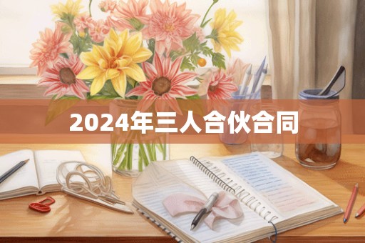 2024年三人合伙合同