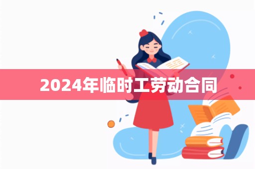 2024年临时工劳动合同