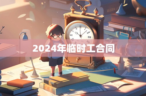 2024年临时工合同