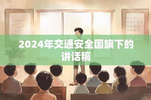 2024年交通安全国旗下的讲话稿