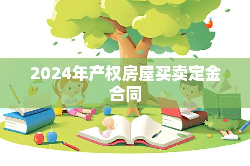 2024年产权房屋买卖定金合同