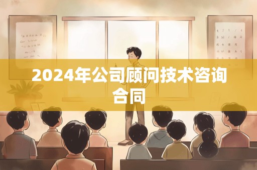 2024年公司顾问技术咨询合同