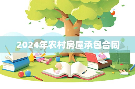 2024年农村房屋承包合同