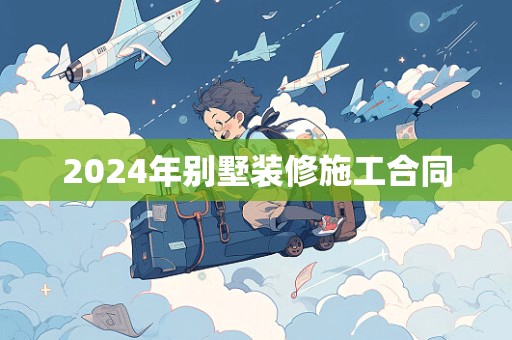 2024年别墅装修施工合同