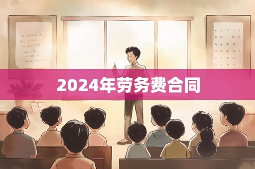 2024年劳务费合同