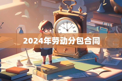 2024年劳动分包合同