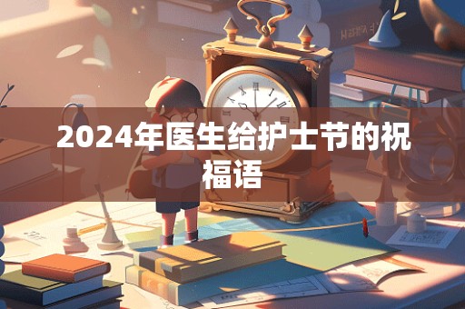 2024年医生给护士节的祝福语