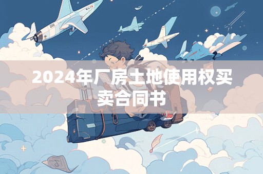 2024年厂房土地使用权买卖合同书