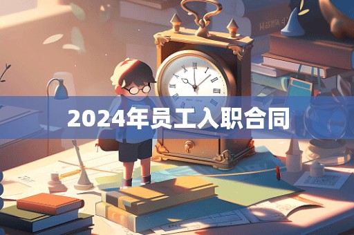 2024年员工入职合同