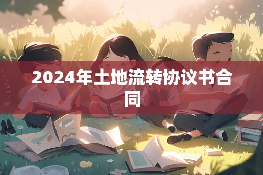 2024年土地流转协议书合同