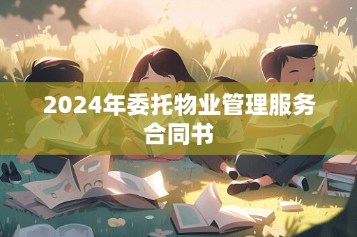 2024年委托物业管理服务合同书