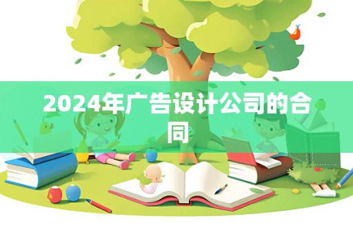 2024年广告设计公司的合同