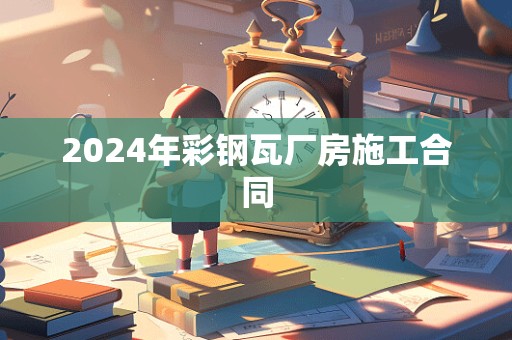 2024年彩钢瓦厂房施工合同