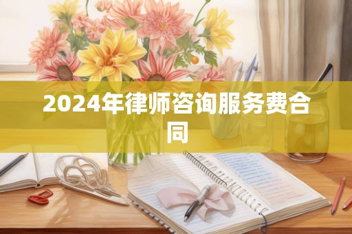 2024年律师咨询服务费合同