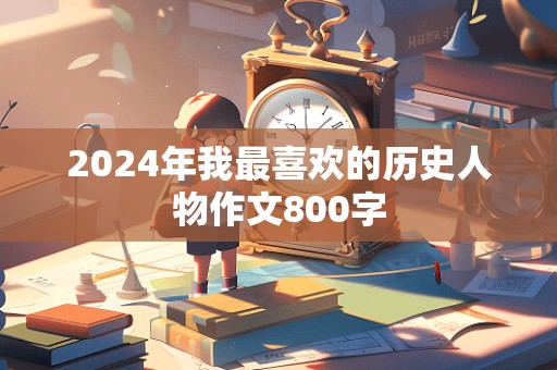 2024年我最喜欢的历史人物作文800字