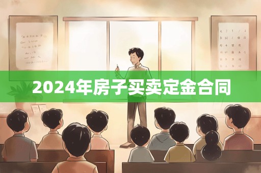 2024年房子买卖定金合同