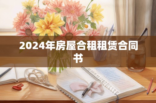 2024年房屋合租租赁合同书