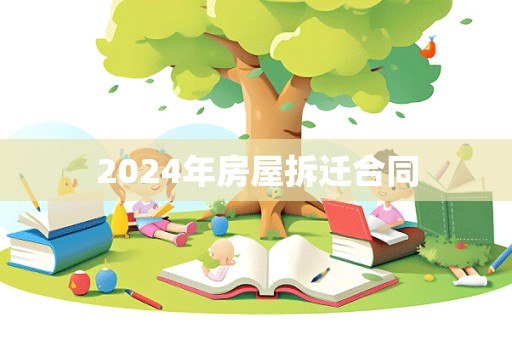 2024年房屋拆迁合同