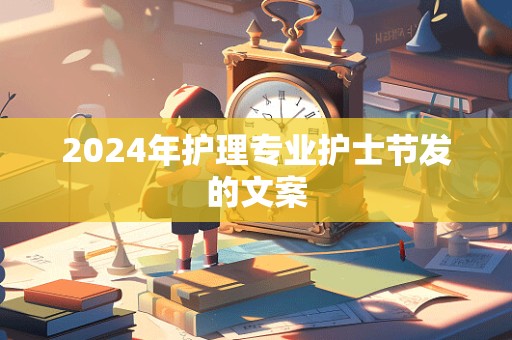 2024年护理专业护士节发的文案