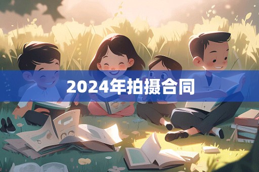 2024年拍摄合同