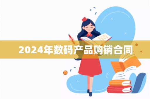 2024年数码产品购销合同