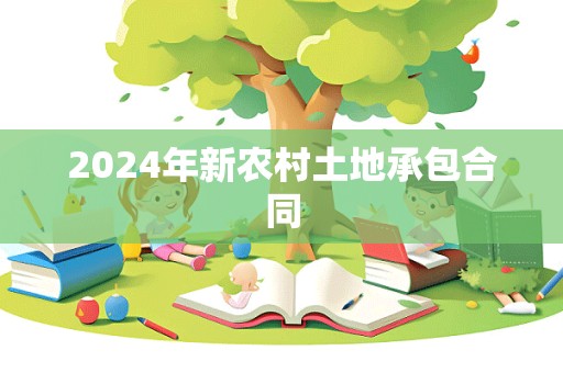 2024年新农村土地承包合同