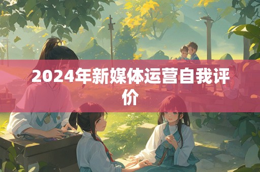 2024年新媒体运营自我评价