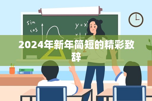 2024年新年简短的精彩致辞