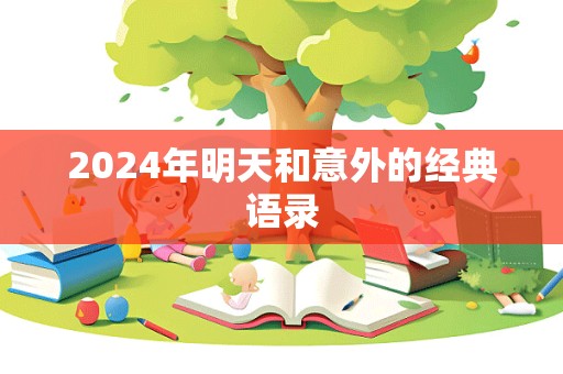 2024年明天和意外的经典语录