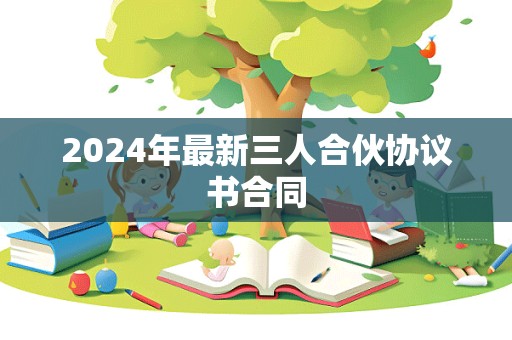 2024年最新三人合伙协议书合同