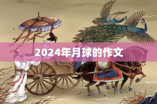 2024年月球的作文