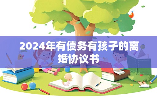 2024年有债务有孩子的离婚协议书