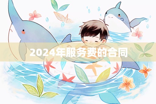 2024年服务费的合同