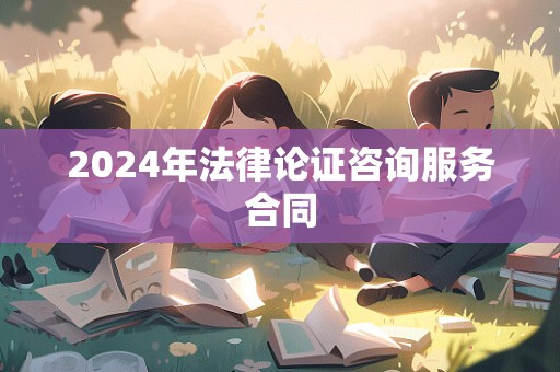 2024年法律论证咨询服务合同