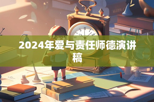 2024年爱与责任师德演讲稿