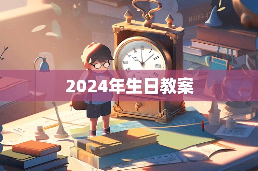 2024年生日教案