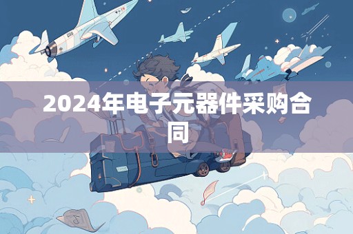 2024年电子元器件采购合同