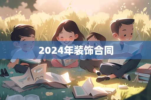 2024年装饰合同