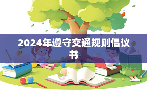 2024年遵守交通规则倡议书